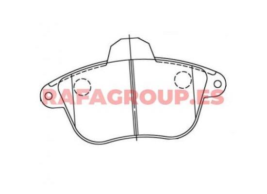 RG6902 - Pastillas de freno